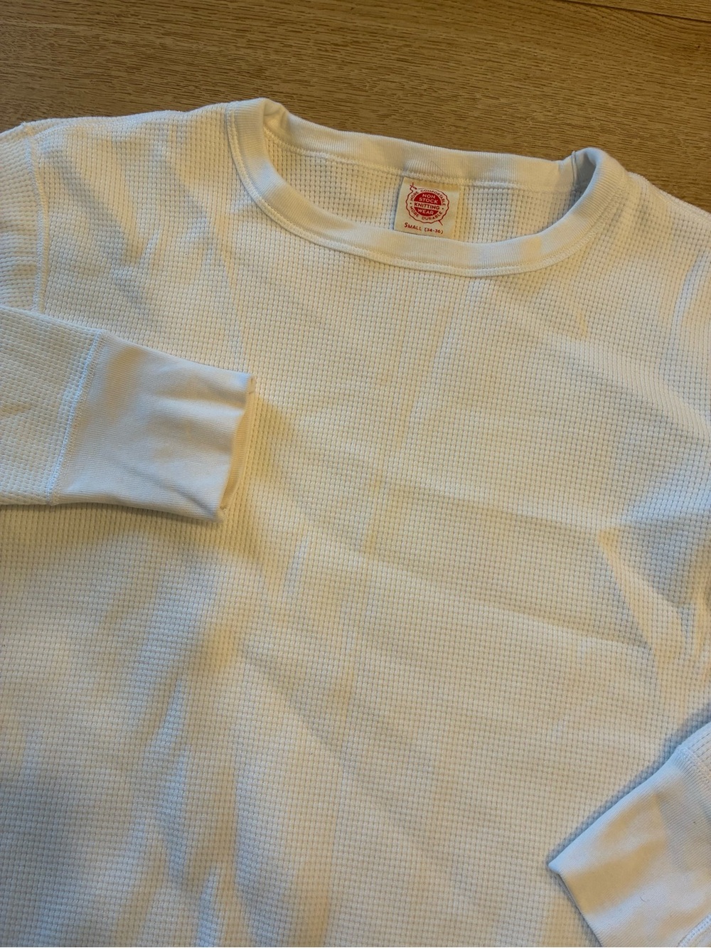 NEW Bronson Mfg Men’s Heavyweight Waffle Cotton Underwear Shirt Size S - Picture 2 of 7